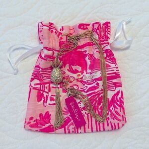 Lilly Pulitzer Flamenco Pave Pineapple Necklace
